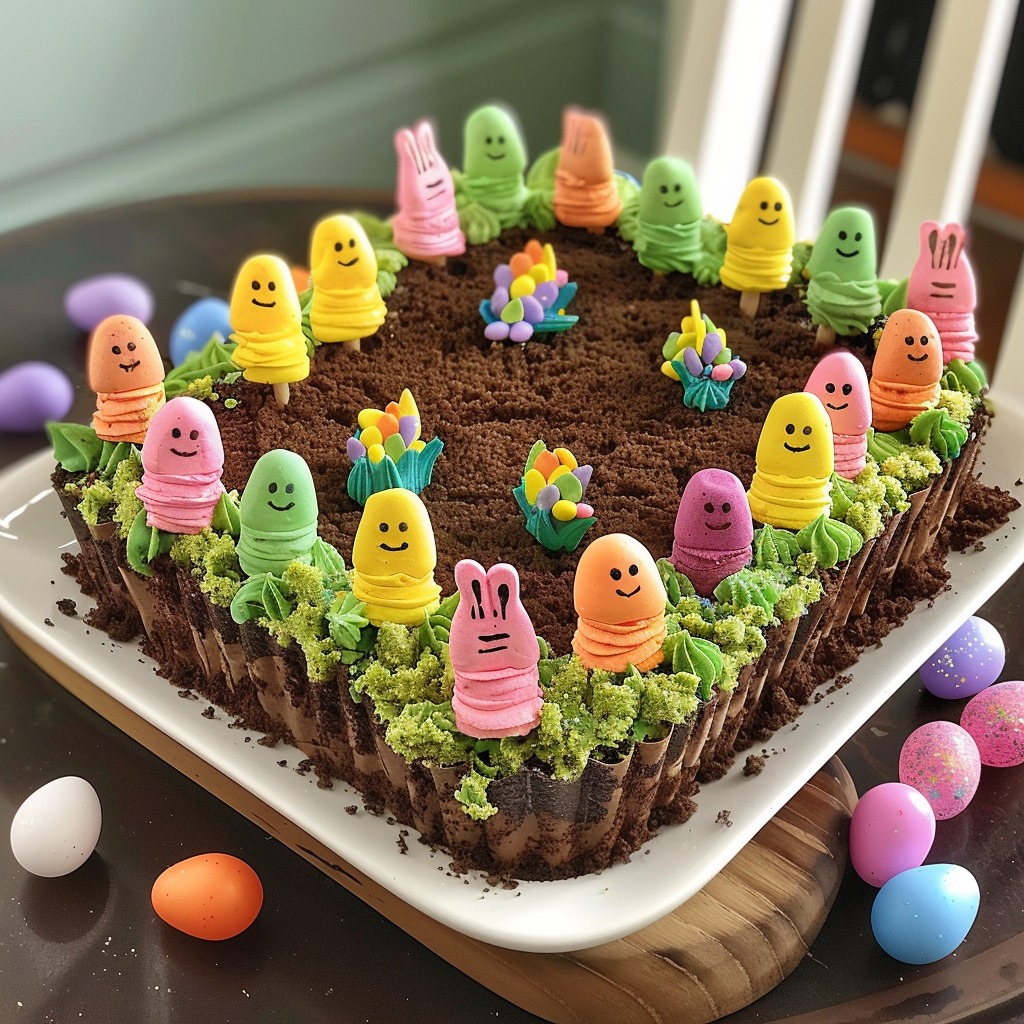 PEEPS Easter Garden Cake: A Customizable Celebration Dessert