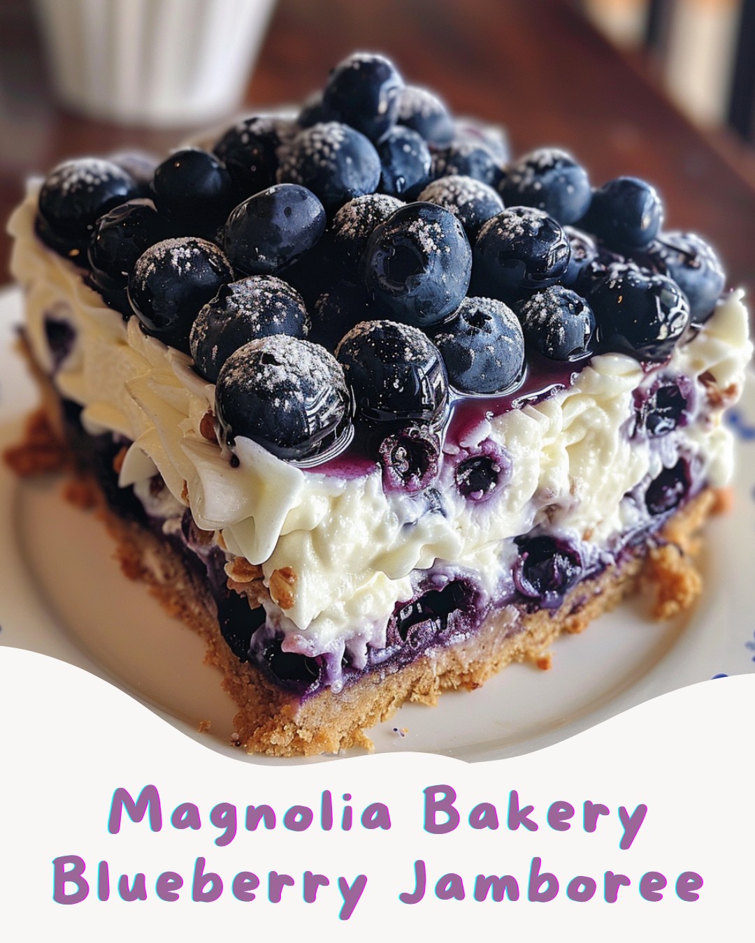 Magnolia Bakery's Blueberry Jamboree - A Layered Dessert Masterpiece